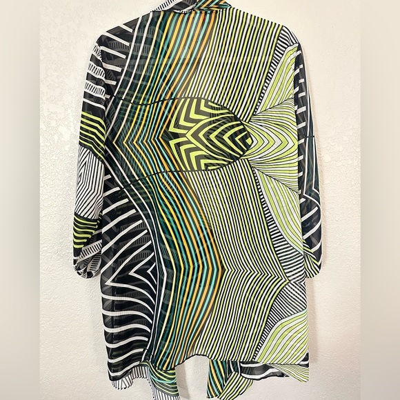 NWT Pretty Woman stripe Coverup size 1XL - Picture 4 of 5